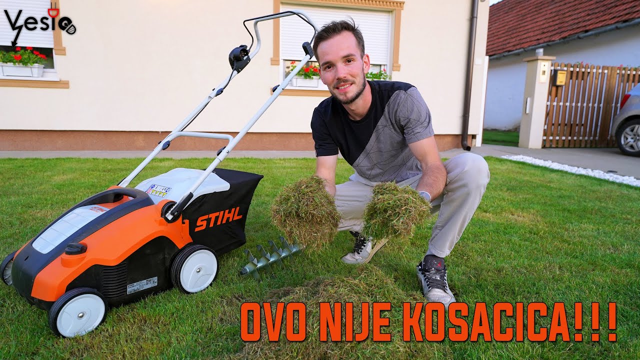 Nabavio sam mašinu za prozračivanje travnjaka STIHL RLE 240!!!