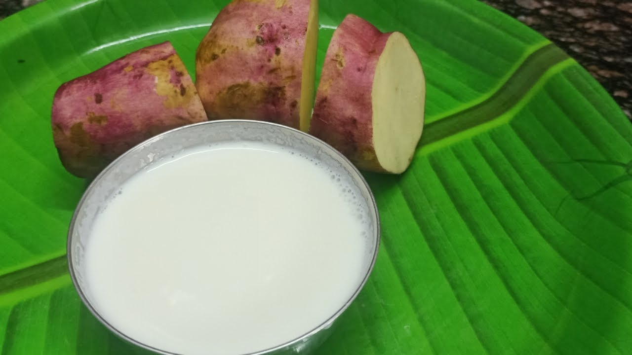 சீனிக்கிழங்குடன் 1 கப் அளவு பால் சேர்த்து 🤤இதுவரைக்கும் இந்த ஸ்வீட் செஞ்சிருக்கவே மாட்டாங்க #viral