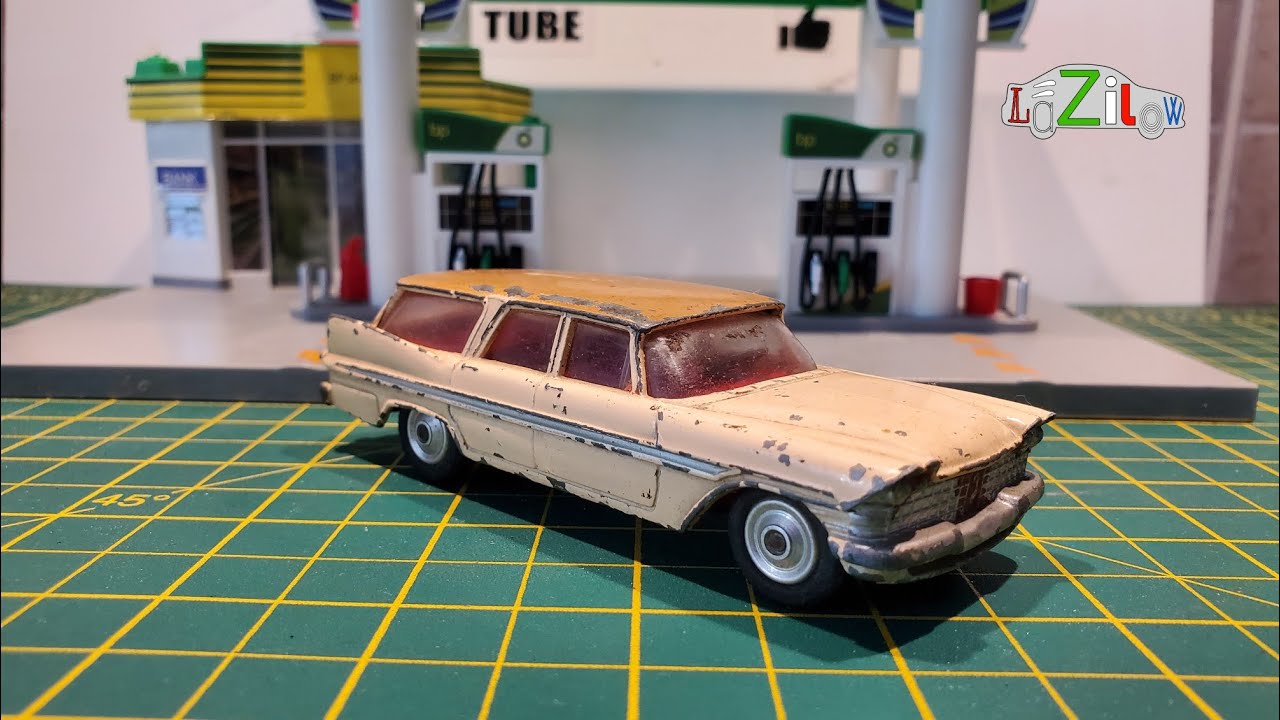 Vintage Corgi toys Plymouth Sport Suburban diecast restoration
