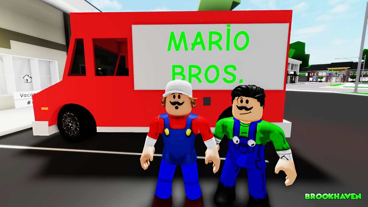 MARIO KARDEŞLER BROOKHAVEN ŞEHRİNE GELDİLER ! (ROBLOX BROOKHAVEN RP)