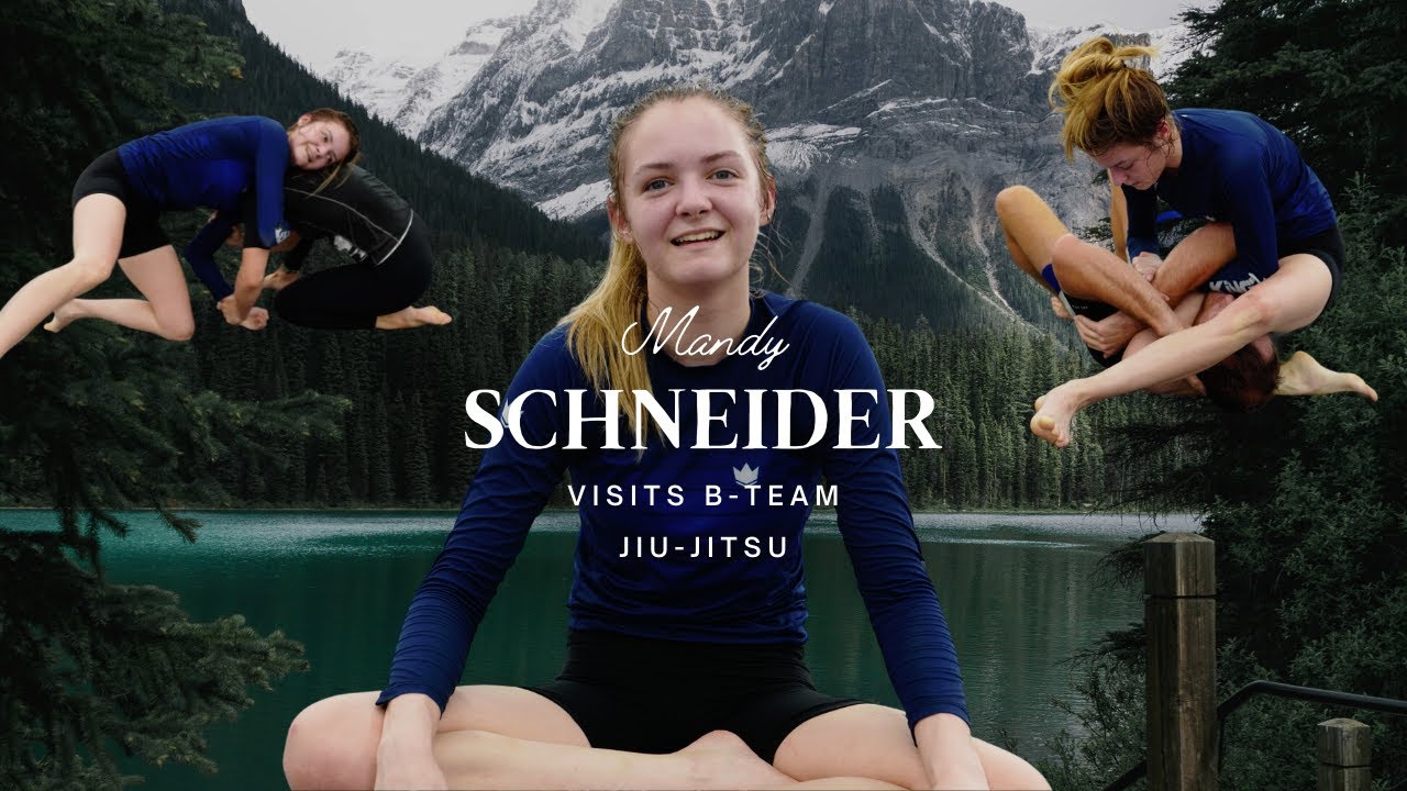 Mandy Schneider visits B-Team Jiu-Jitsu
