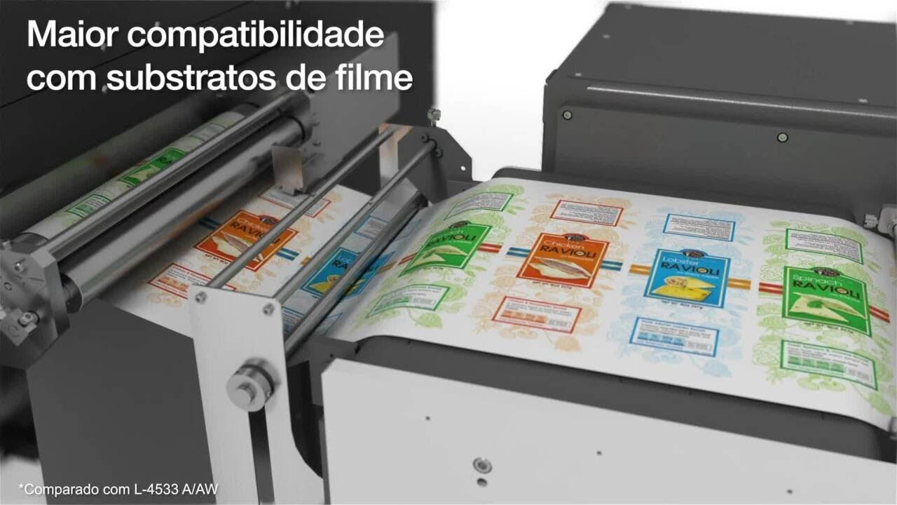 Epson SurePress L-4733AW | Impressora digital para etiquetas com tinta branca
