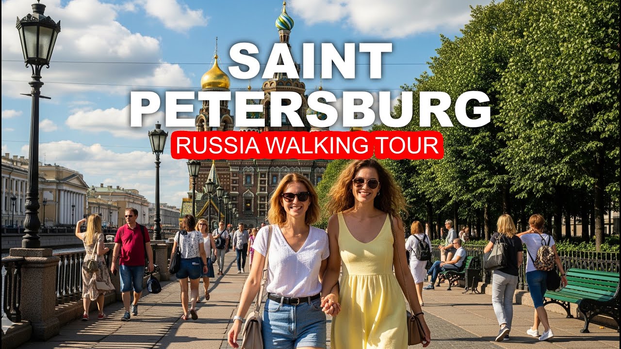 SAINT PETERSBURG, Russia walking tour in the MOST SANCTIONED country in the WORLD!
