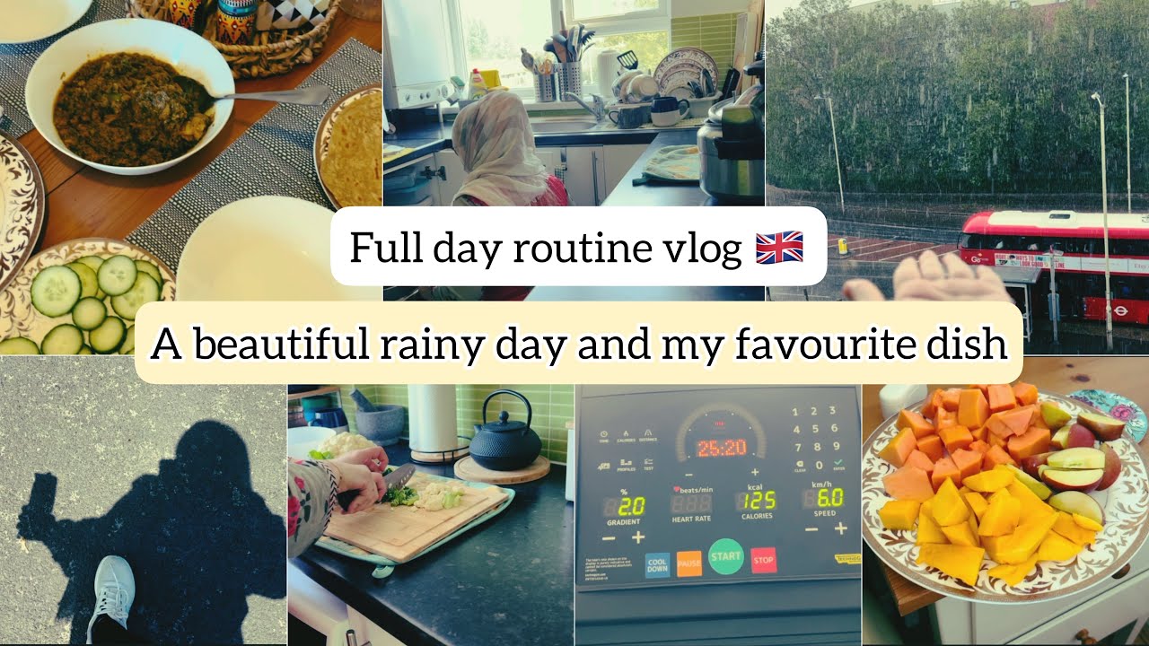 A productive rainy day in London | Full day routine vlog 🇬🇧