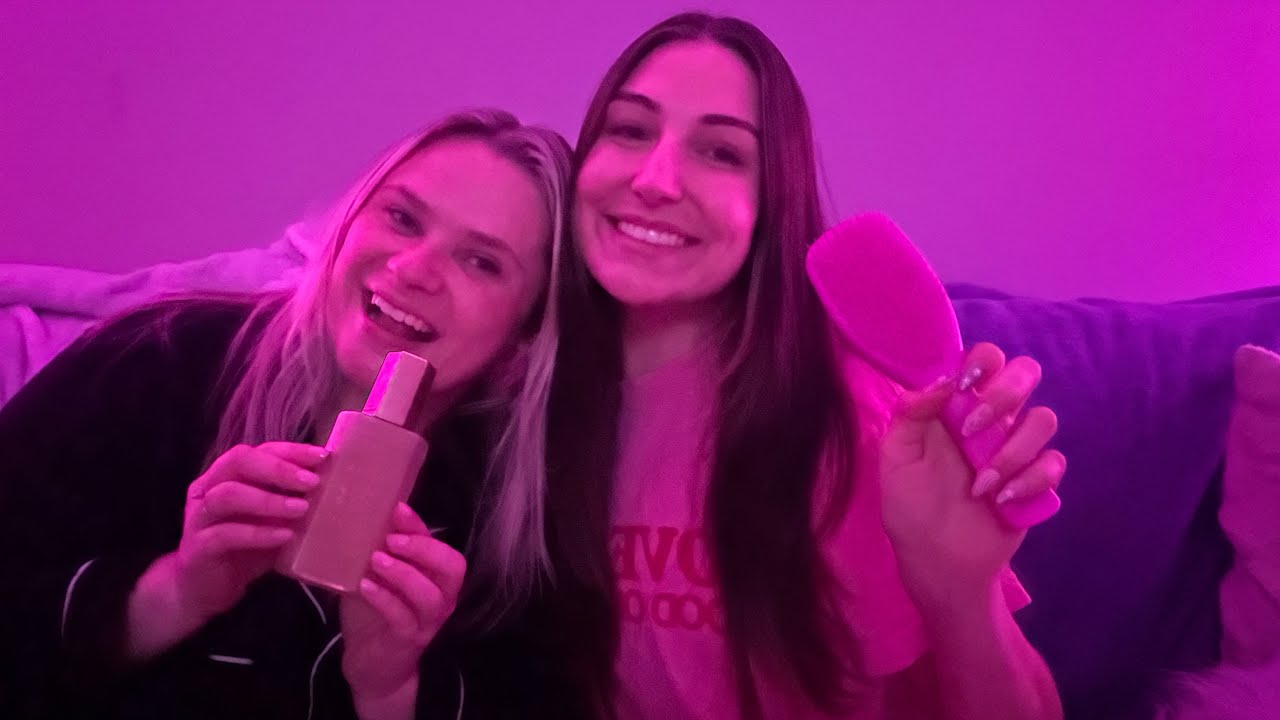 ASMR | Hair Relaxation (Galentines Edition!) 🩷🌙