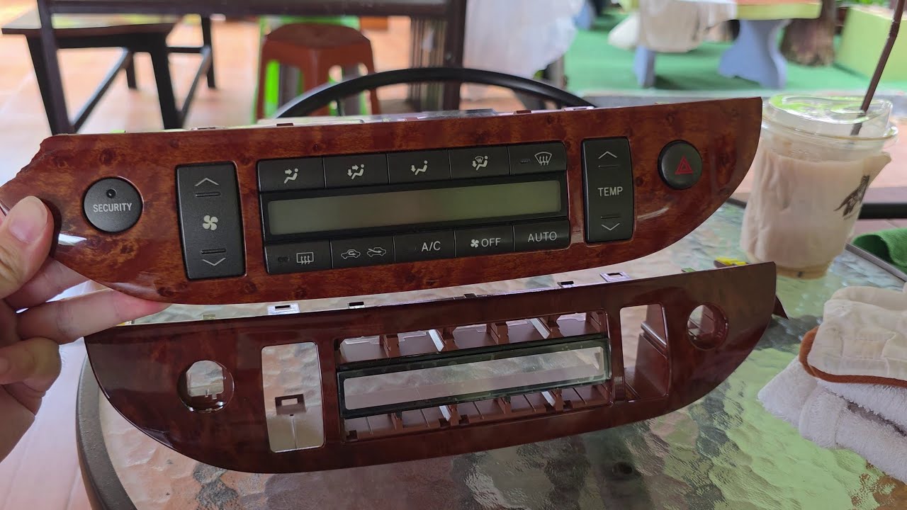 เปลี่ยนกรอบจอแอร์ camry | DIY ACV30