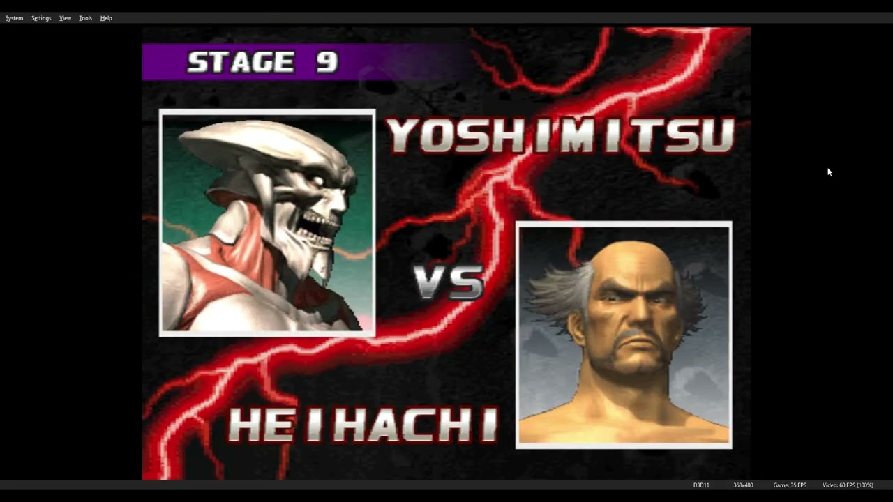 Tekken 3 PS1 Yoshimitsu Full Charge Power – 11:25