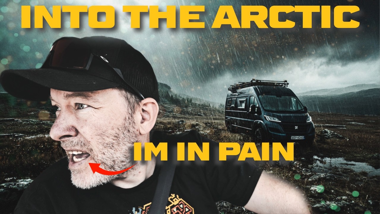 Cozy Van Life - DRIVING TO THE ARCTIC - Solo Camping, Carplay, Store Tour, Heavy Rain & Dirt Roads