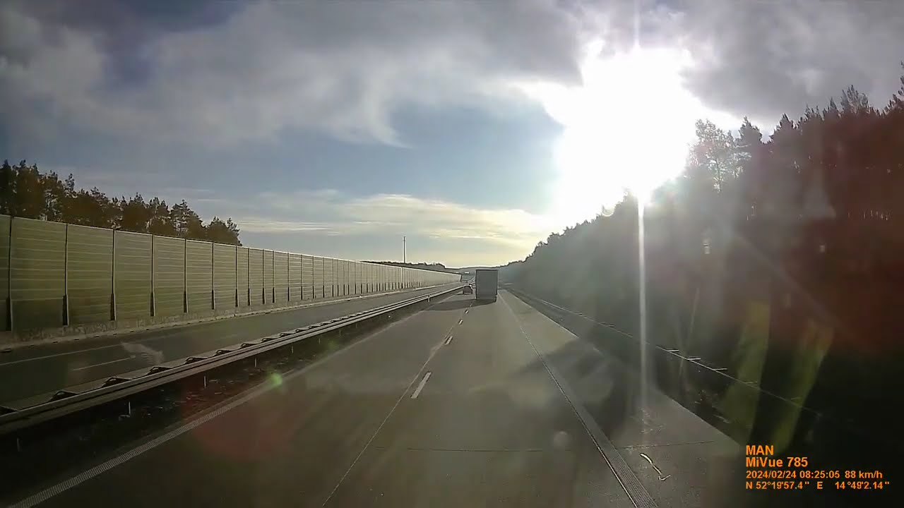 Polska. Autostrada A2.Świecko-Torzym-Wiskitki
