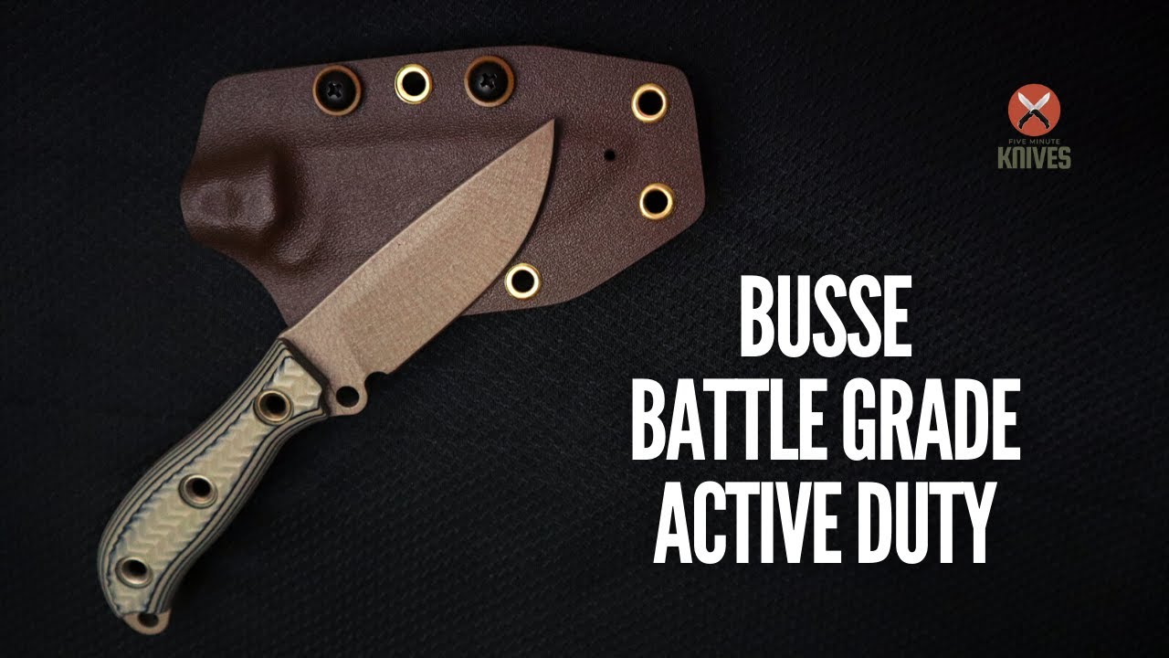 Busse Battle Grade Active Duty - Customer's Cool Knife!