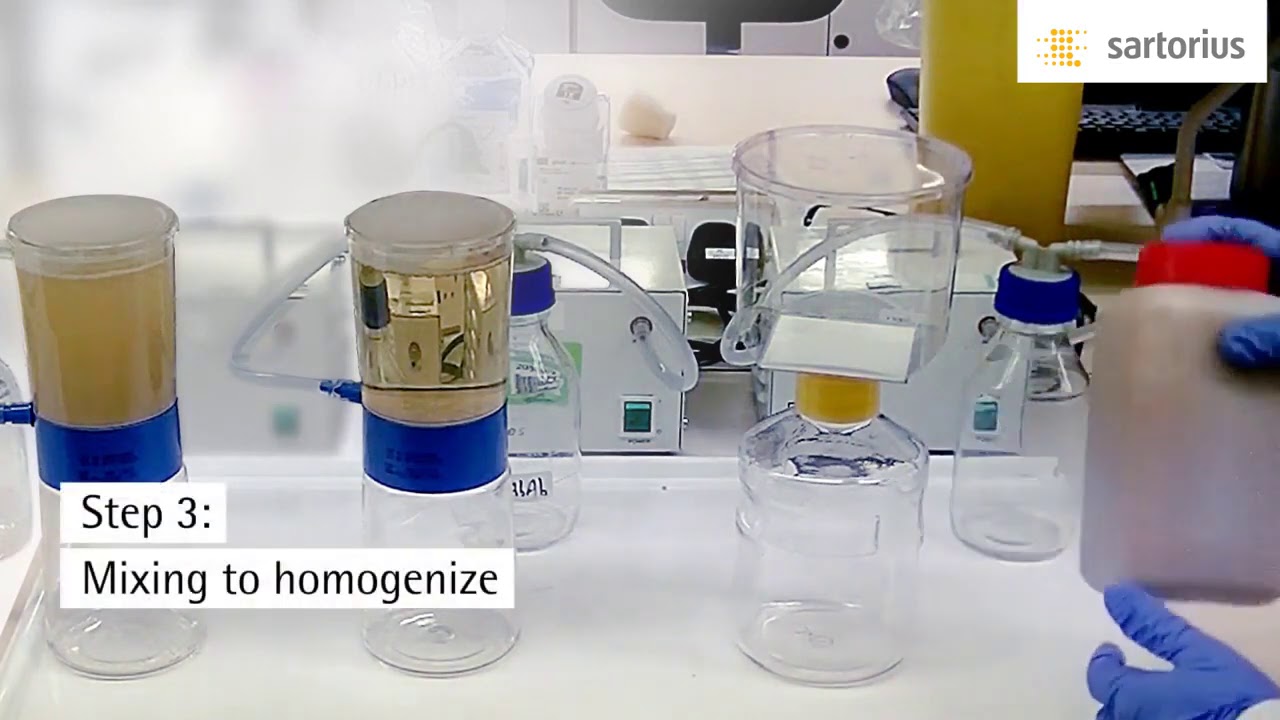 Sartorius Sartoclear Dynamics®️ Lab Filtration Kits comparison video [EN]
