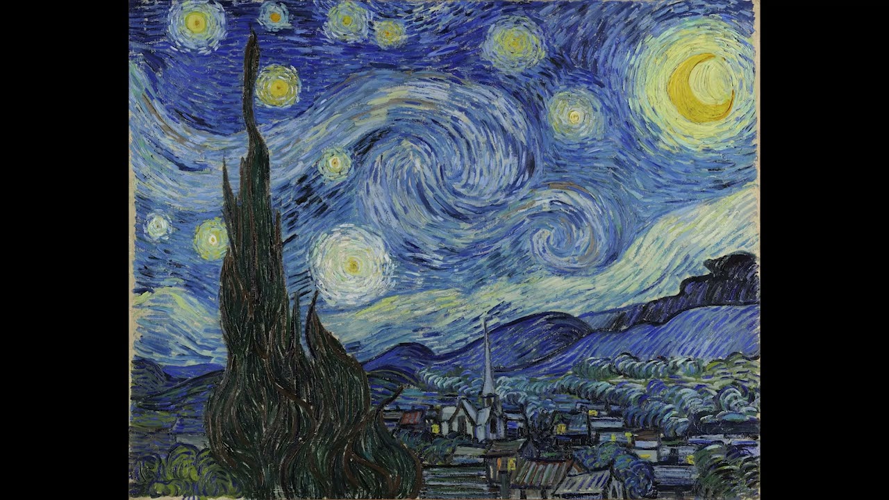 Van Gogh Starry Night Original High Quality Painting | Uncropped | unedited | Raw