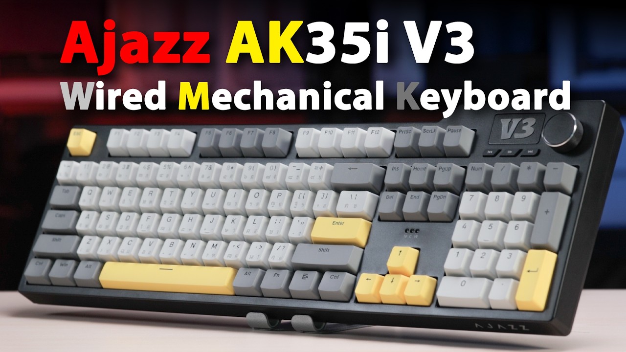 Ajazz AK35i V3 Wired Mechanical Keyboard สายทำงานต้องลองตัวนี้ | Hyper Pixel EP. 412