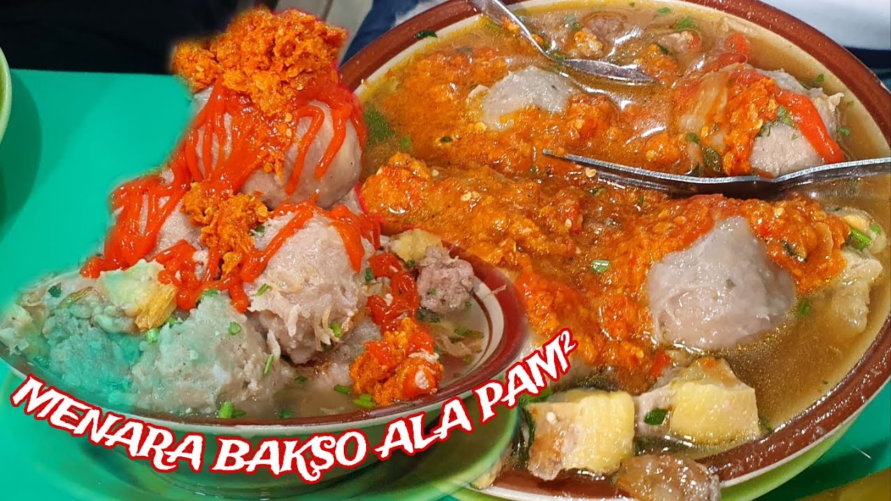 BUSYET !! PAM PAM SEDOT 12 URAT 2 TENES DI  BAKSO MAS KADIR !!