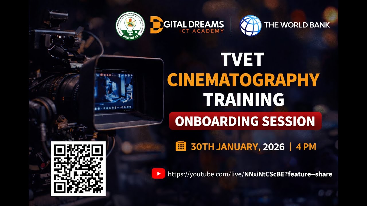 TVET CINEMATOGRAPHY TRAINING ONBOARDING SESSION