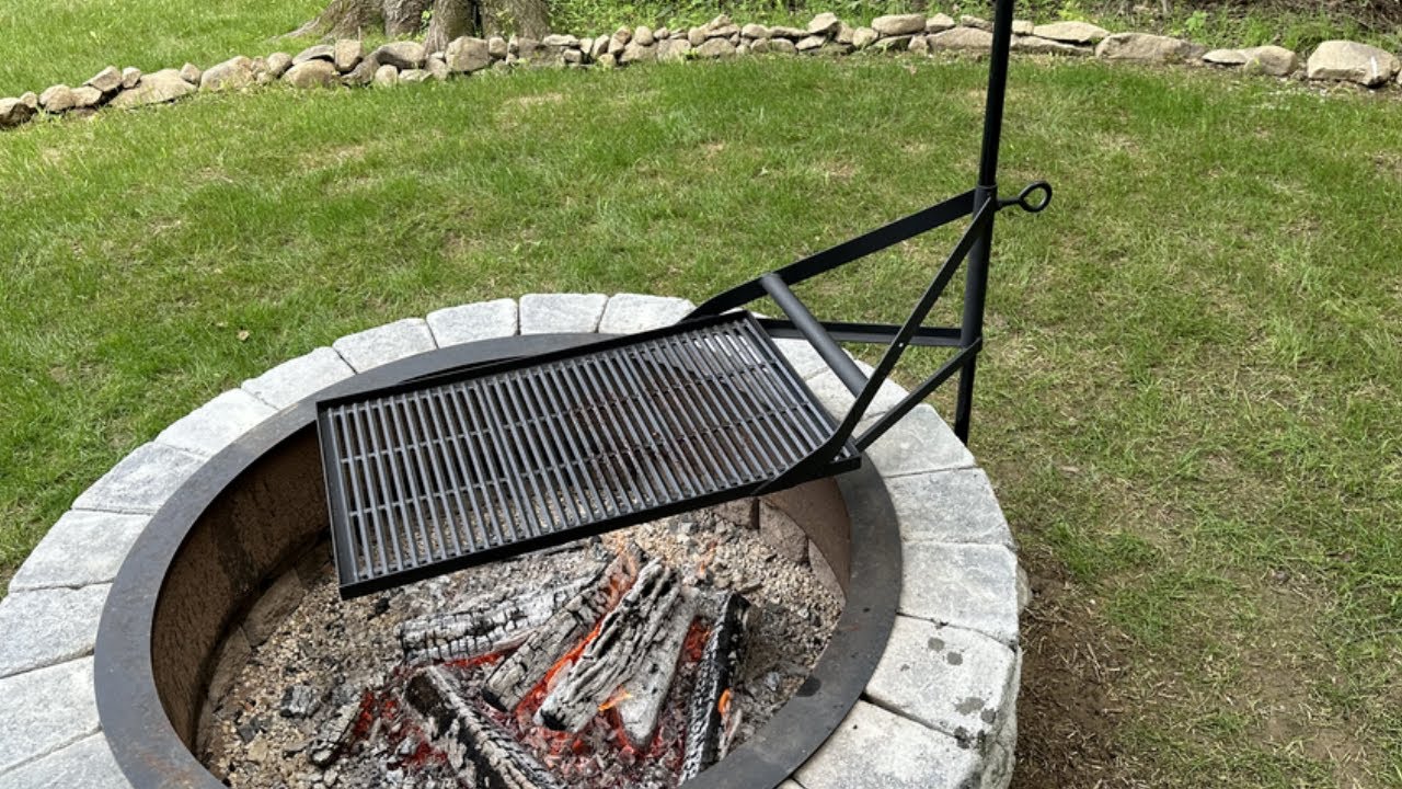 Homemade Fire Pit Grill
