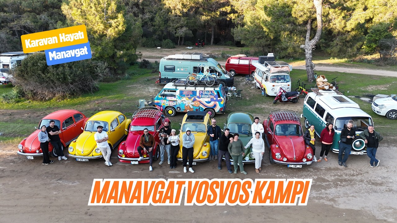 VOSVOS KAMPINDA NOSTALJİ RÜZGARI! 🚗 | Manavgat'ta T2, T3 ve İmpala Buluşması