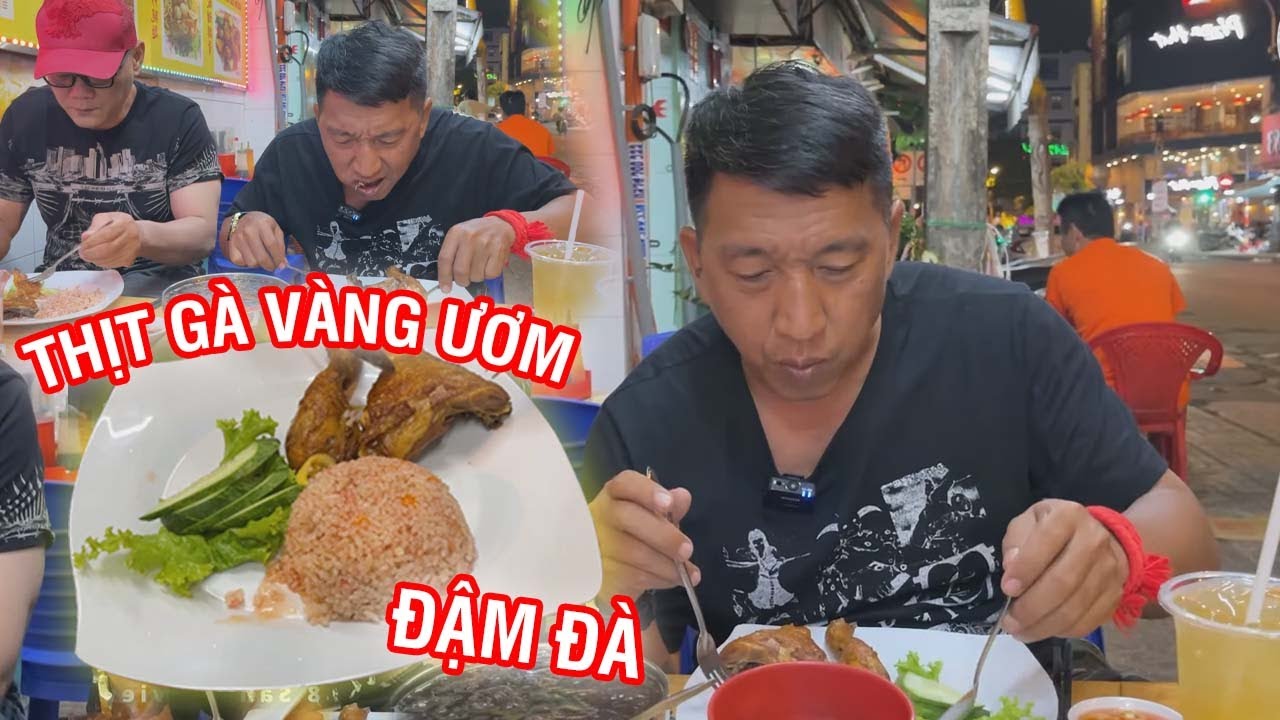 Qu&aacute;n cơm g&agrave; mối của 8 Sang ăn tới đ&acirc;u thịt v&agrave;ng ươm tới đ&oacute; | Ngon b&aacute; chấy