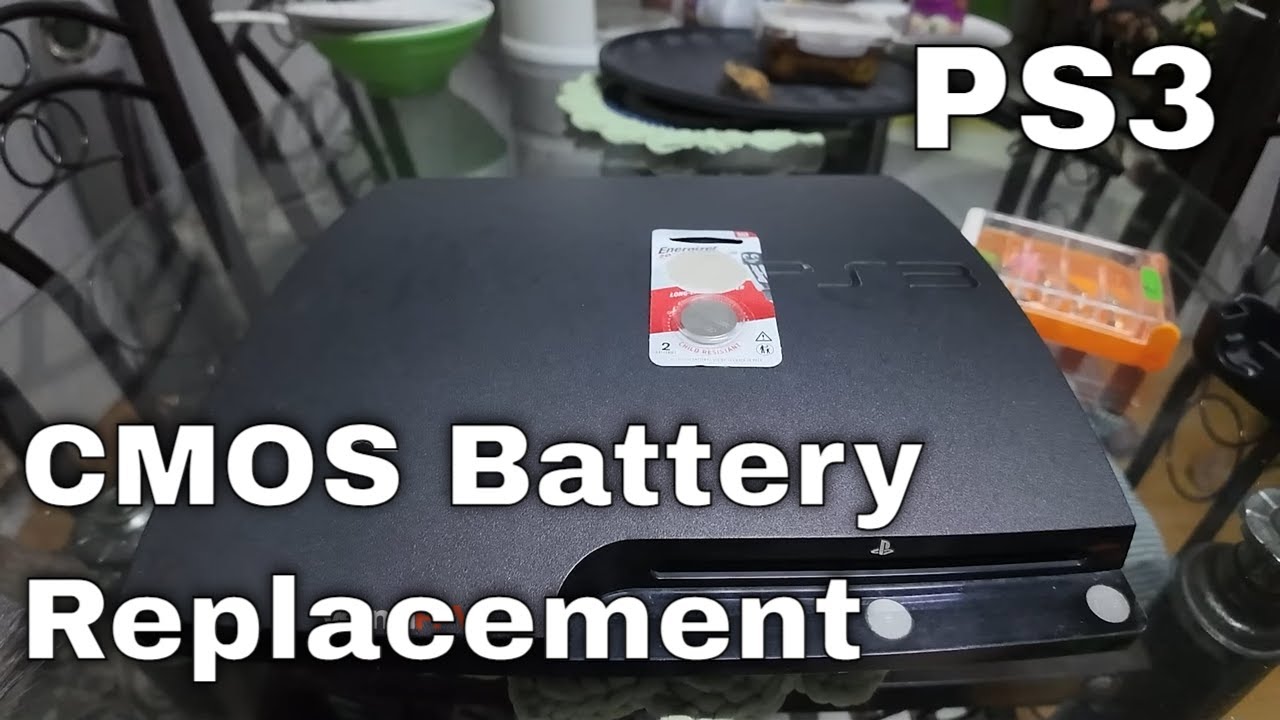 PS3 - Replacing the Battery and Short Clean-Up