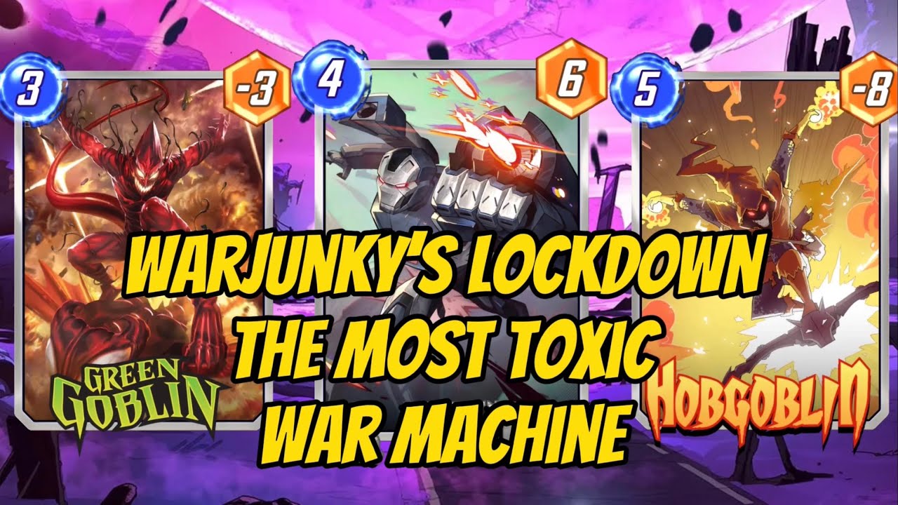 WarJunky’s Lockdown brings out the most toxic War Machine! | Marvel Snap