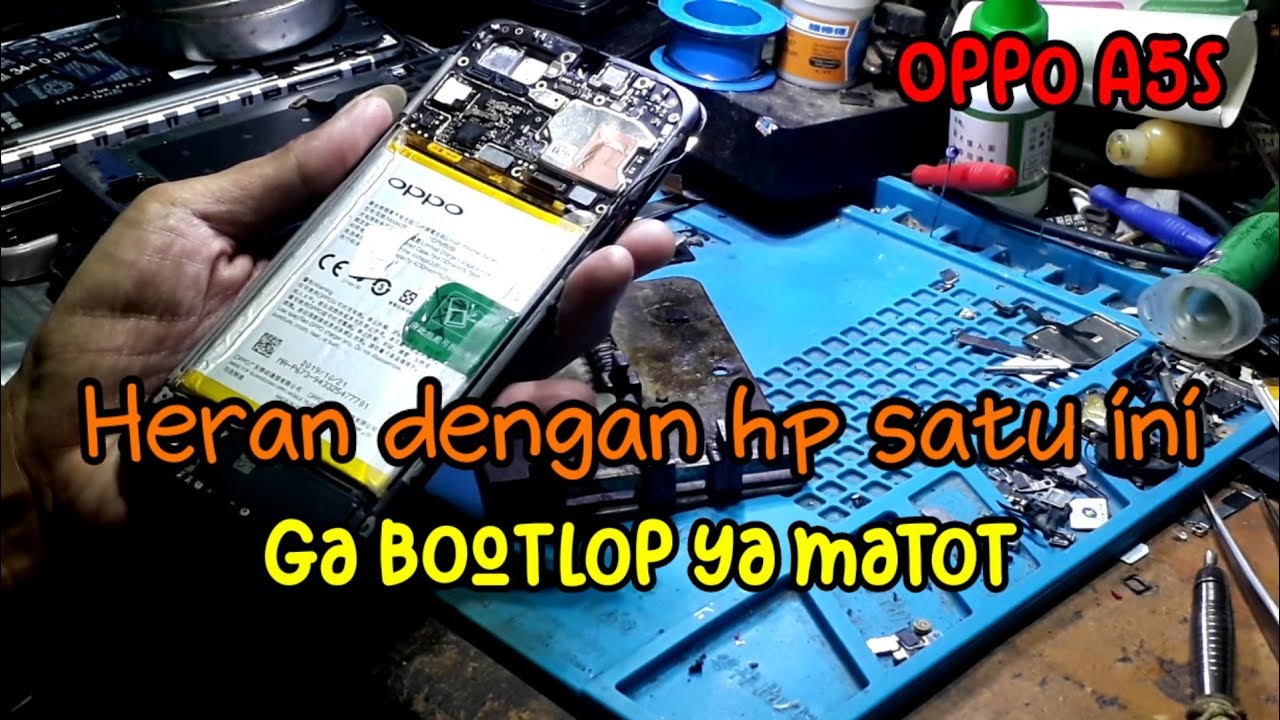 Solusi oppo a5a matot short ic power dan ic wifi | Drtivi Studio