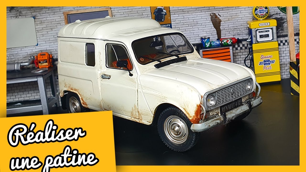 Réaliser une patine légère sur une voiture miniature (Tuto 3)