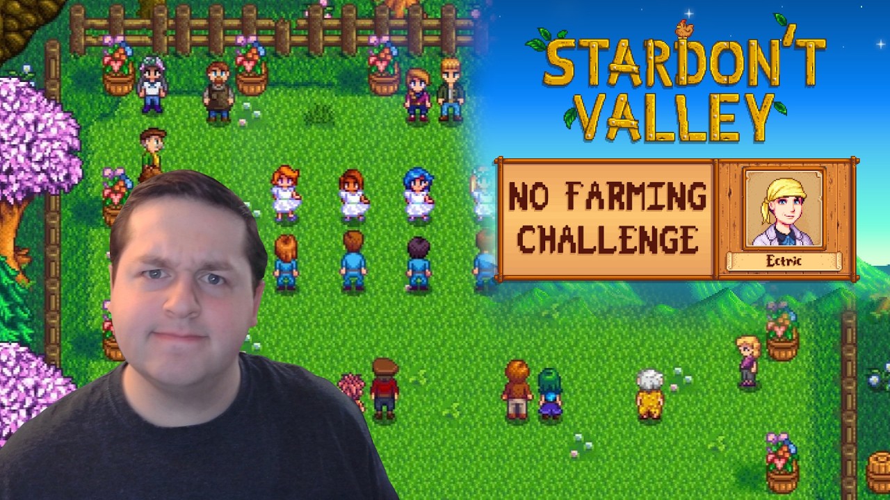 I'm Getting a Date For the Flower Festival, Dangit! -- Stardew Valley No Farming Challenge Run