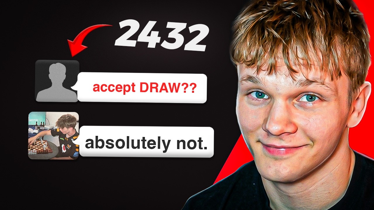 Играем в СУПЕР агрессивный гамбит против 2432!!