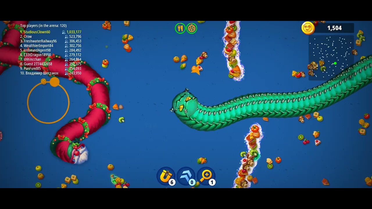 Top 1 🔥 | World record in worms zone 😱| 