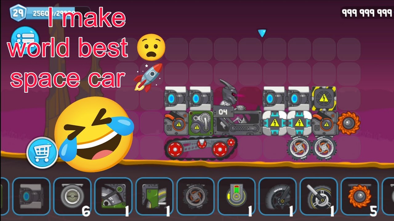 I make world best space 🚀 car Rovercraft game 🎯 gameplay 🔥 [1080P 60FPS]