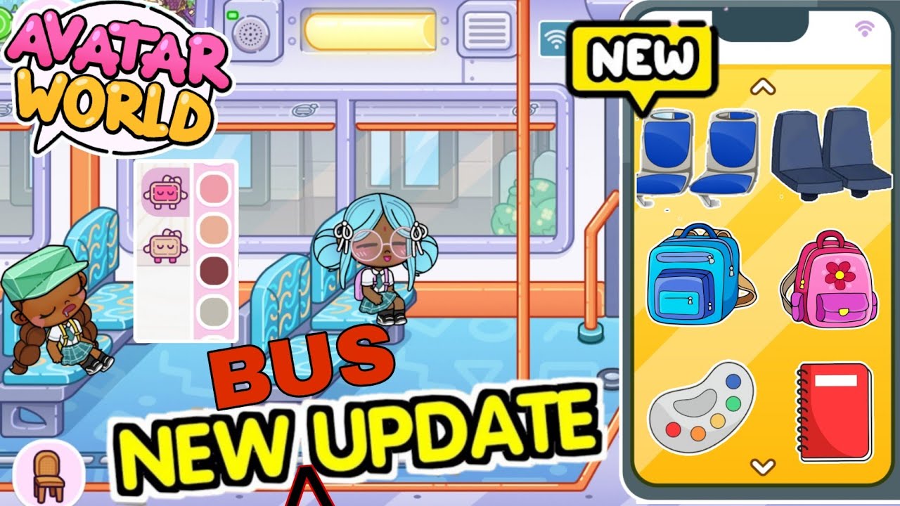 SCHOOL BUS NEW UPDATE IN AVATAR WORLD 🚌🤯Hacks & Secrets🧐 #avatarworld #avatarworldsecrets #pazu