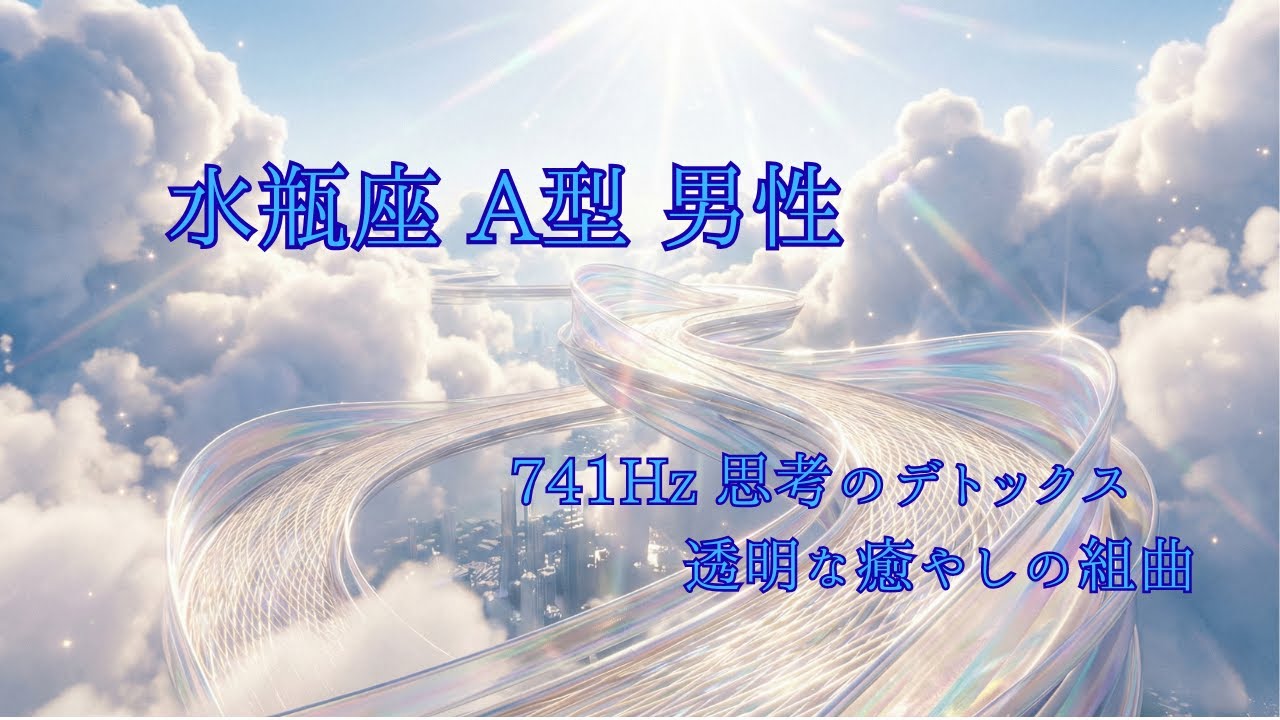 【水瓶座 A型 男性】テーマBGM ── 透明なロジックから、大空の革新へ至る二章の組曲