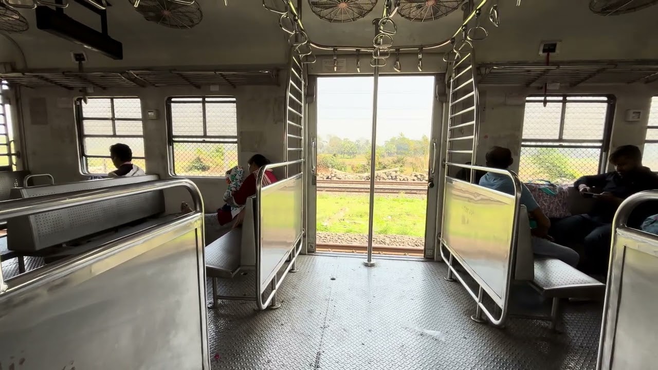 Beautiful Local Train Journey in West Bengal 🚆