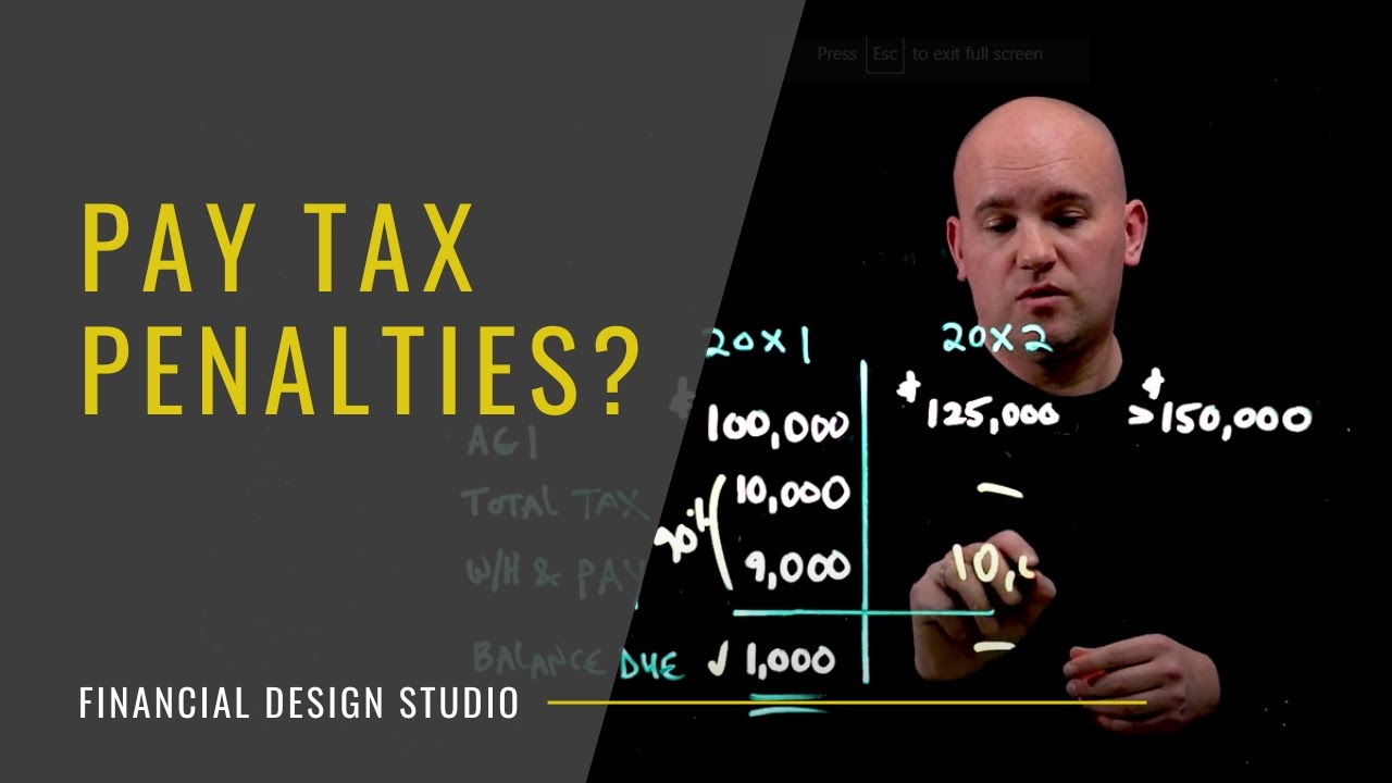 Taxes: Underpayment Penalties Aren't Worth Paying | Fee-Only Financial Advisor, Deer Park, Chicago