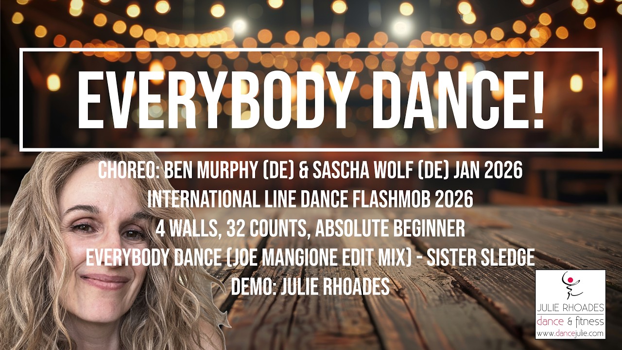 Everybody Dance! Line Dance - Ben Murphy & Sascha Wolf - ILDF2026 - Absolute Beginners - Demo