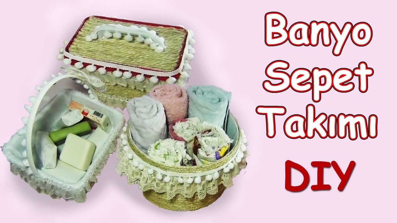 Plastiklerin Banyo Sepetlerine Dönüşümü | Turn Plastic Boxes Into Bathroom Baskets