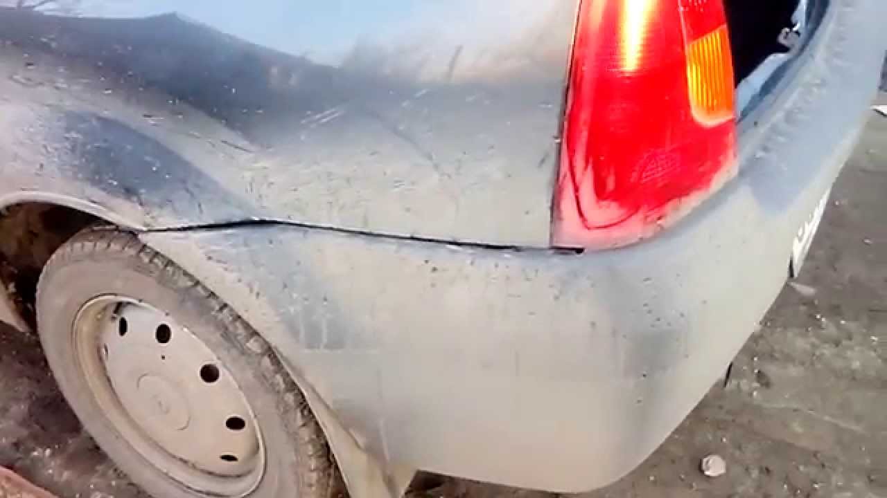 Подтяжка. Провисание заднего бампера на Renault Logan/Рено логан.