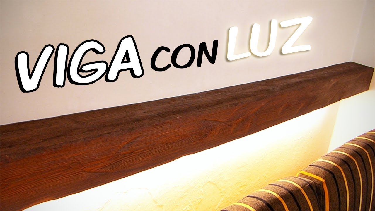 COMO INSTALAR UNA VIGA DECORATIVA CON LUZ
