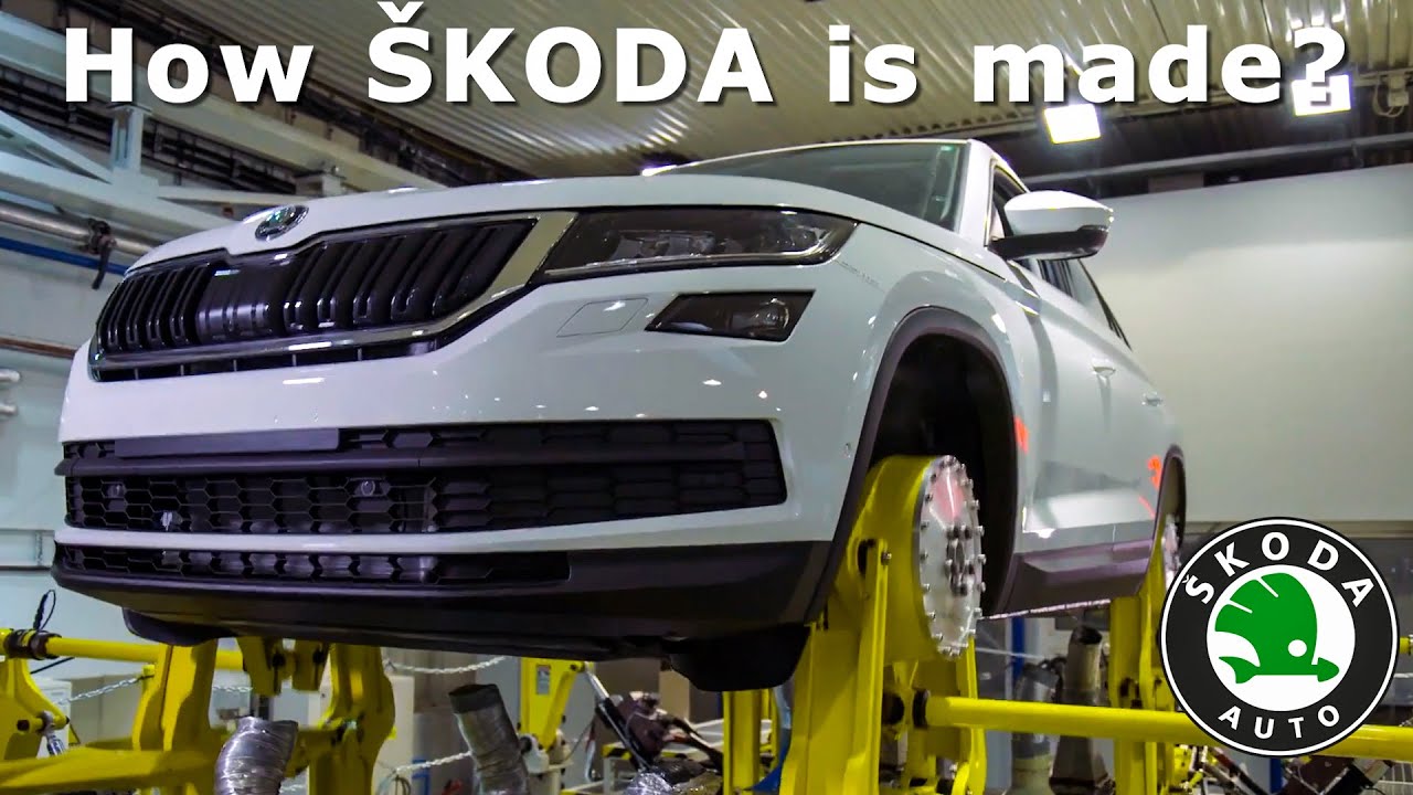 Skoda Production ▶ Покраска, проверка двигателя, проверка качества, упаковка