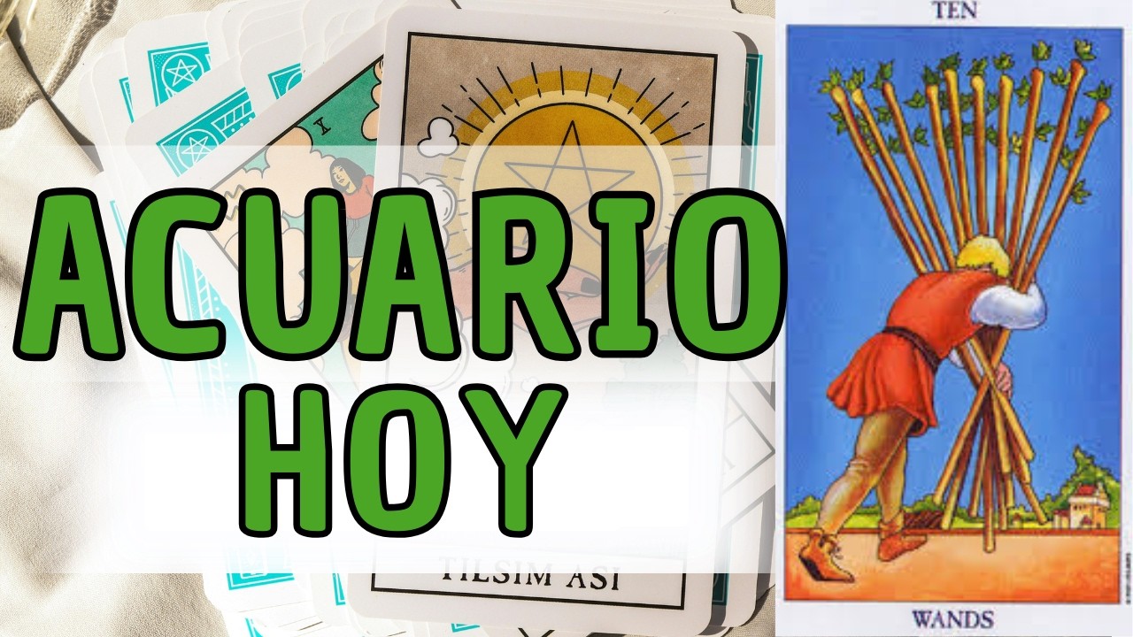 ACUARIO 💥ALGUIEN NECESITA HABLAR, TE LLEGA UNA NOTICIA📞 VIENE MÁS TRANQUILIDAD🙏🏻 #acuario #horoscopo