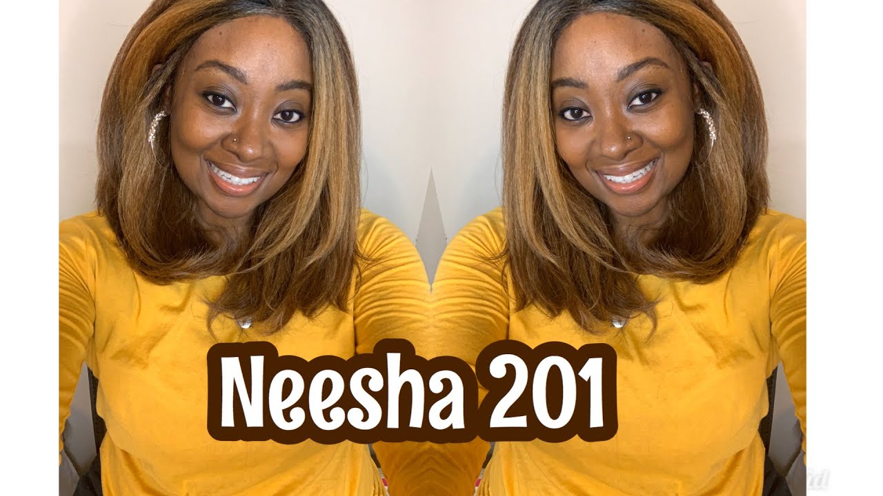NEW 2019-Outre Neesha Soft & Natural Synthetic Swiss Lace Front Wig - NEESHA 201 WIG UNBOXING/Review