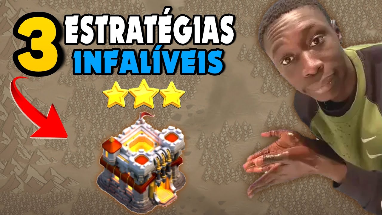 As 3 MELHORES Estrat&eacute;gias de Ataque CV11 para 3 ESTRELAS no Clash Of Clans