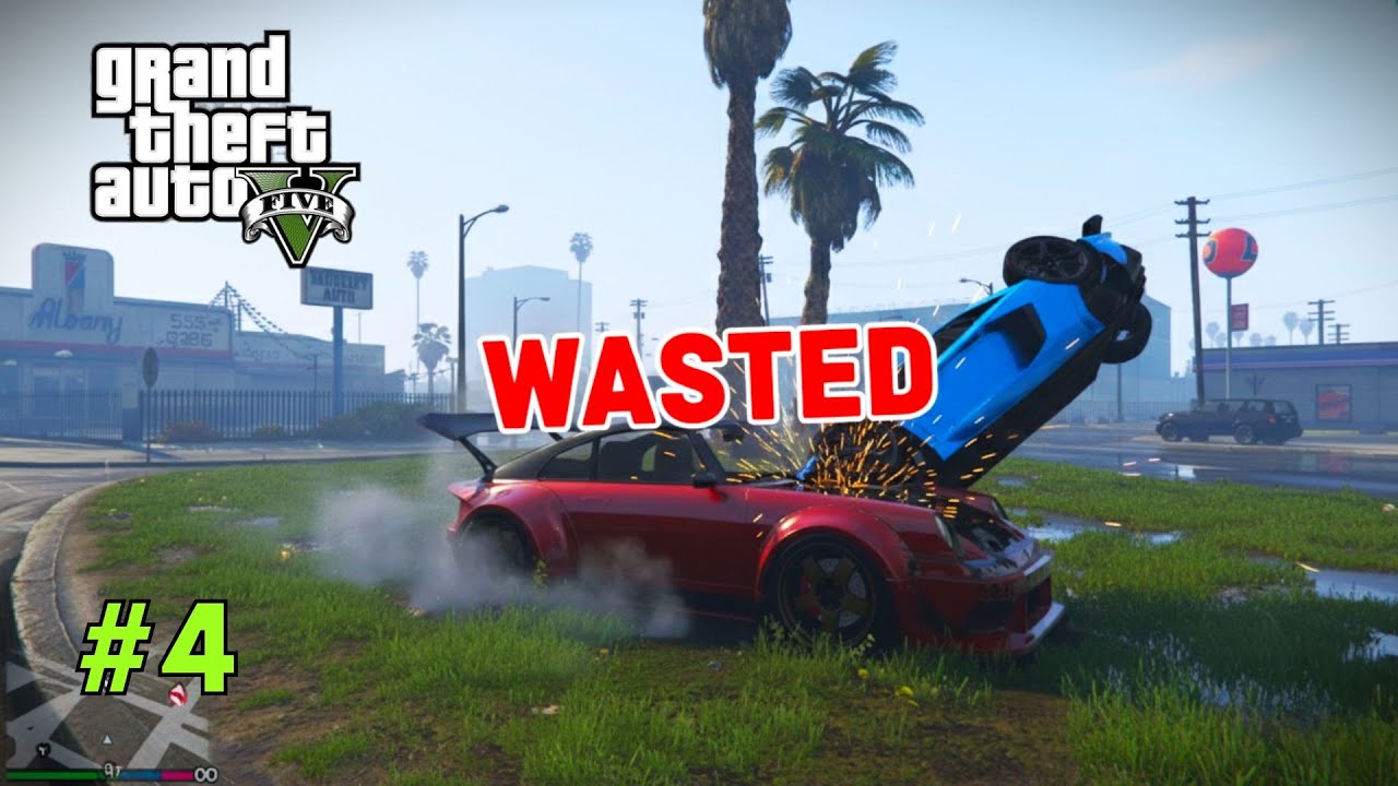 Lamborghini DESTROYED in Seconds 😱 | GTA 5 Gameplay #4
