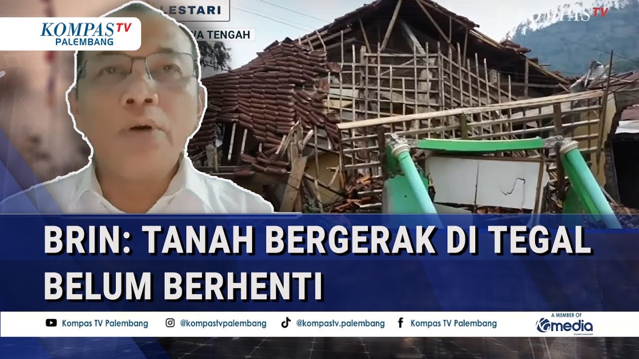 Waspada! BRIN Ungkap Tanah Bergerak di Tegal Belum Berhenti