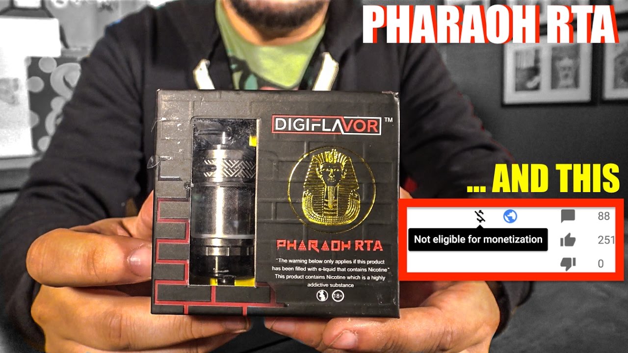 Посмотрите The Pharaoh RTA от DigiFlavor и Rip Trippers, прежде чем YouTube меня вырубит ―(x_x)&rarr;