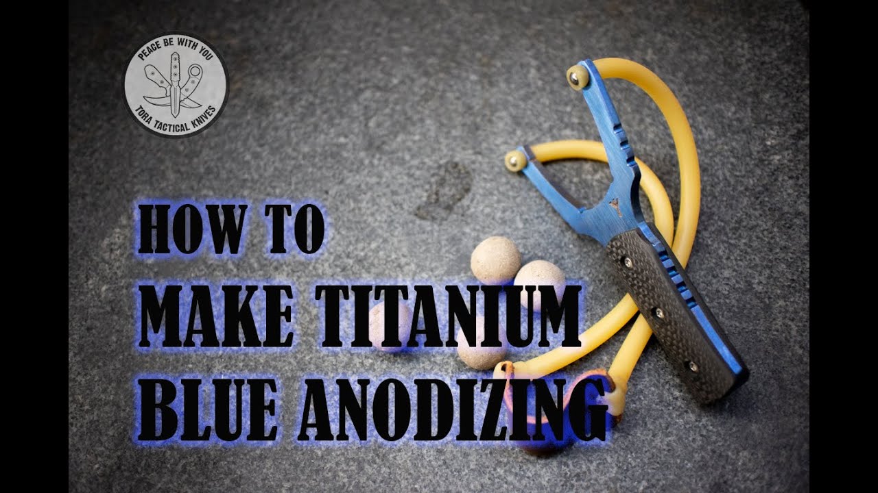 Tora Tactical #5 : Blue anodizing titanium 6al4v