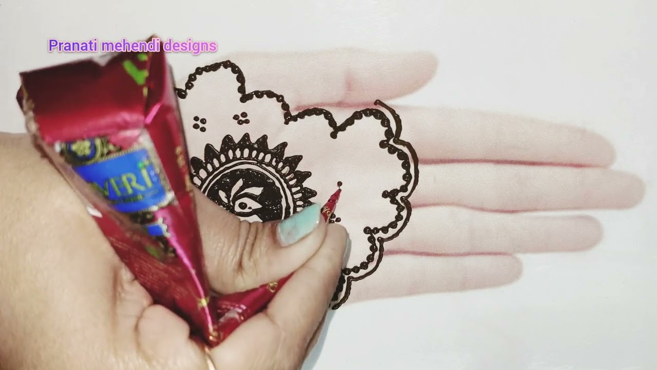 Beautiful palm mehendi design I mehendi designs for palm l youtube l mehendi design I 