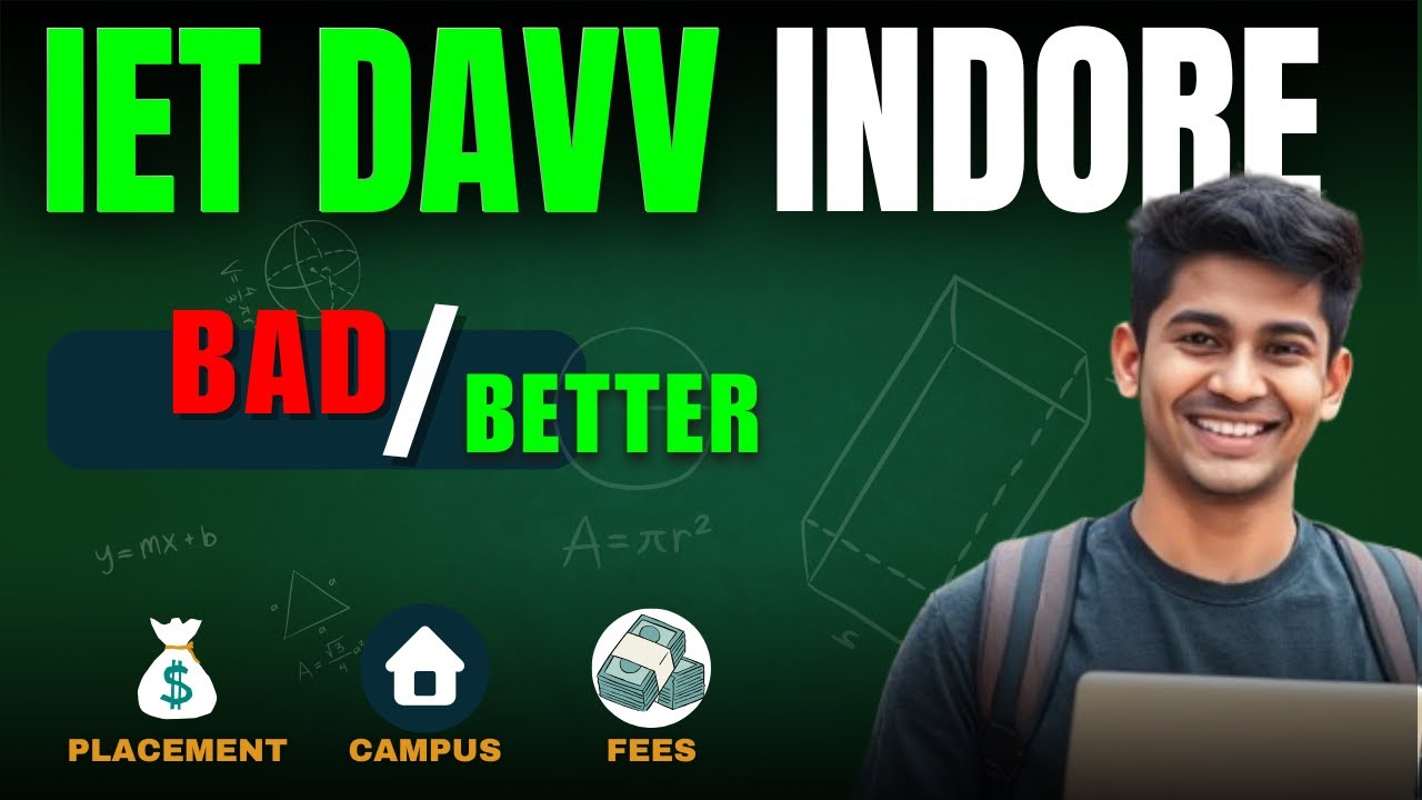 IET DAVV Indore Full Review 2025  | Placements, Cutoff, Fees, Campus Life #ietdavv