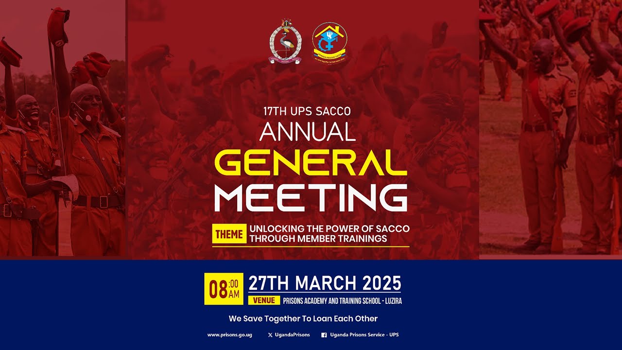 17TH UGANDA PRISON SERVICE SACCO AGM