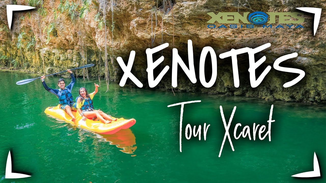 XENOTES 🔴 Tour de XCARET ► 5 CENOTES en RIVIERA MAYA 1 D&Iacute;A  ✅TODO INCLUIDO Cancun, Playa del Carmen